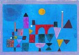 Paul Klee Canvas Paintings - Red Bridge